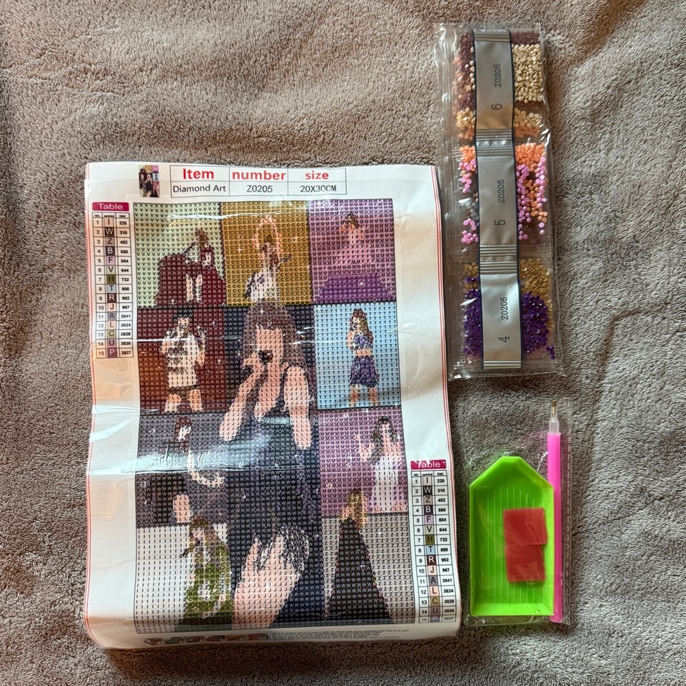 Bedazzle Craft Kit Poster The Eras Tour Press On Diamond Taylor Swift Swiftie
